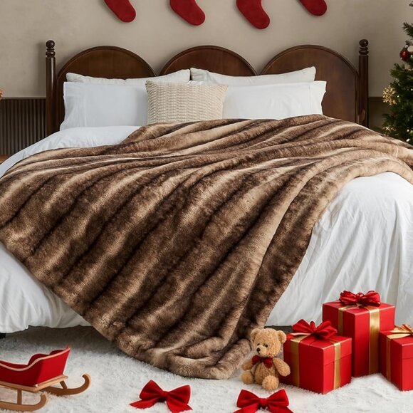 Luxury Faux Fur Blanket 60